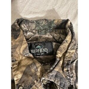 Redhead Real tree Camouflage Long Sleeve Button Down Large Shirt